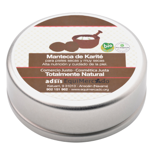 Lata manteca de karité 110 ml. EQUIMERCADO