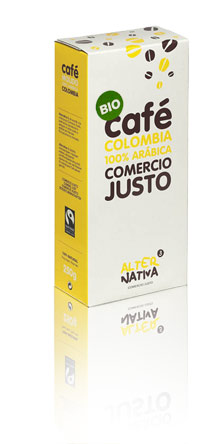 Producto CAFE COLOMBIA 100% ARABICA BIO