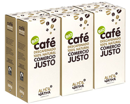 Producto CAFE DESCAFEINADO BIO